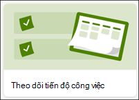 Bộ theo dõi danh sách tiến độ công việc