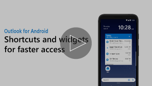“小组件和快捷键”视频的缩略图 - 单击播放