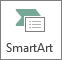 最大尺寸的“SmartArt”按钮