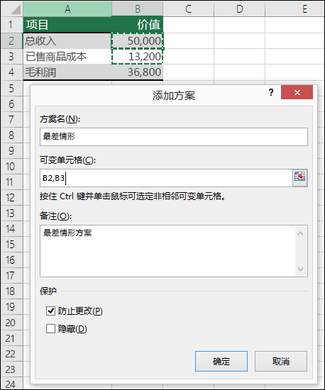 设置最坏情况方案