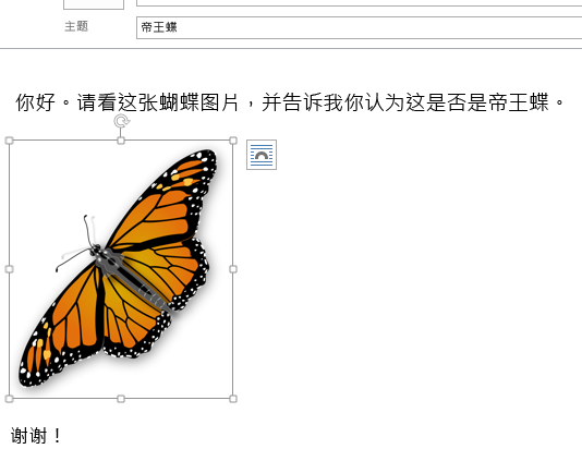 图像现已在你的邮件中。