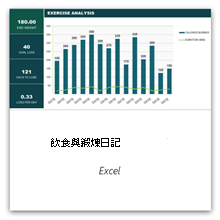 選取此項目以取得飲食與運動日誌範本。