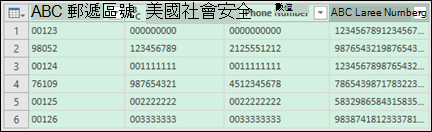 取得 & 轉換 > 資料轉換成文字