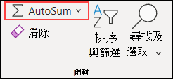 Excel 網頁版自動求和
