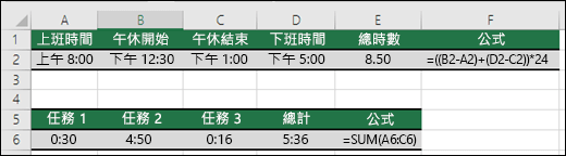 計算時間