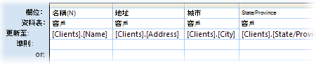 使用其他資料表的資料更新某一資料表的查詢